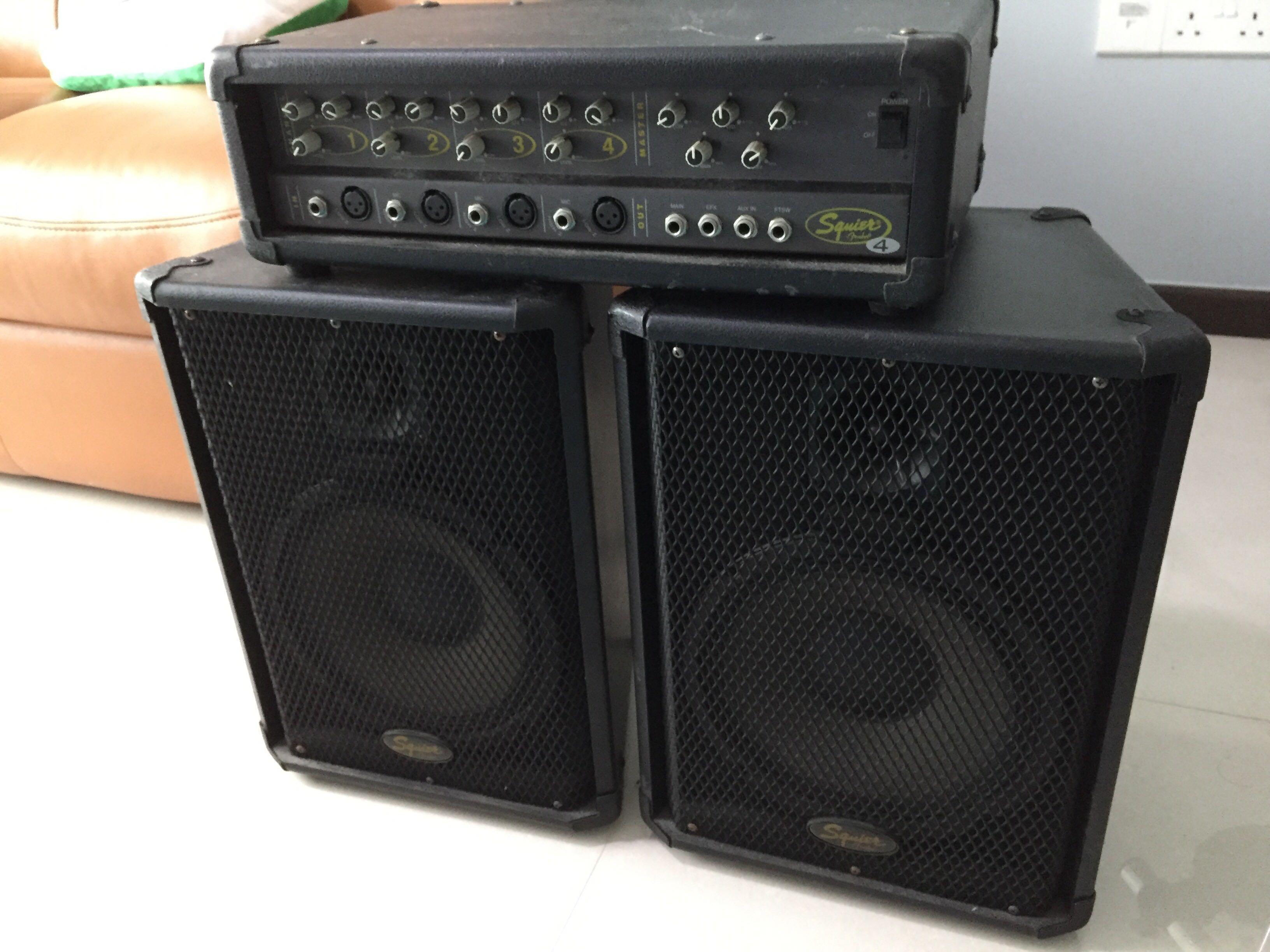 Squier shop pa system