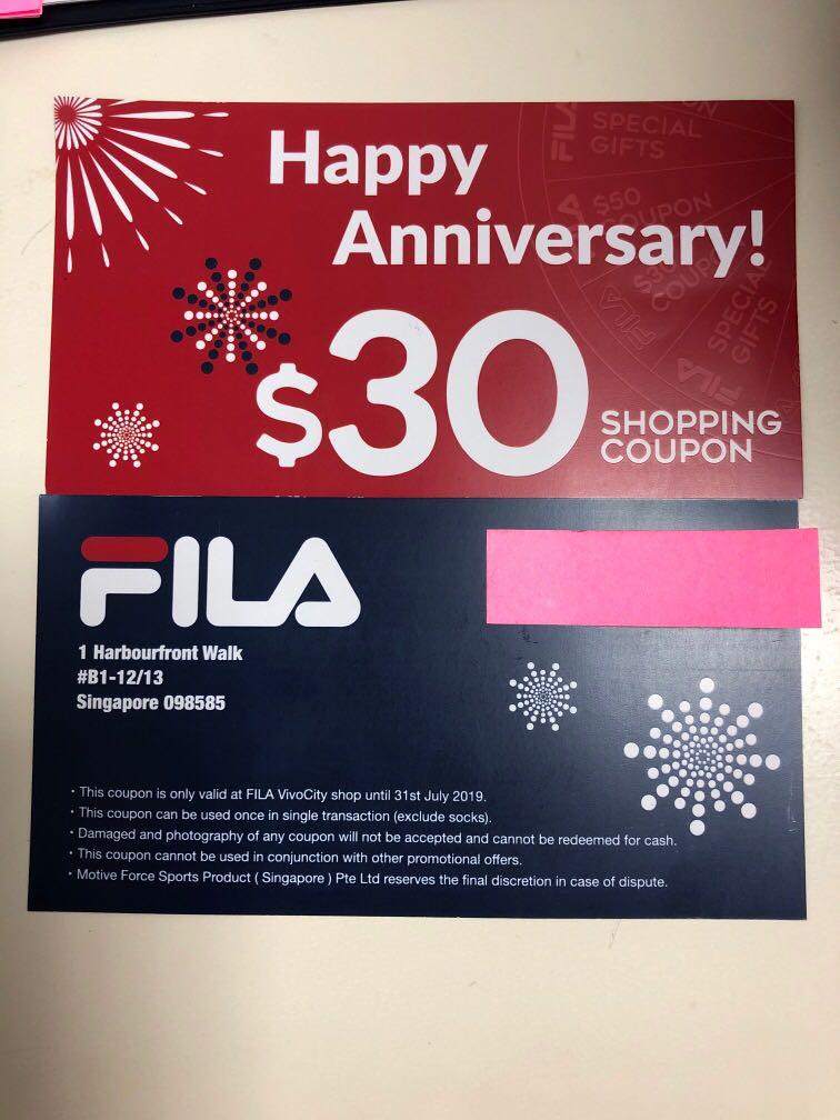 fila coupon