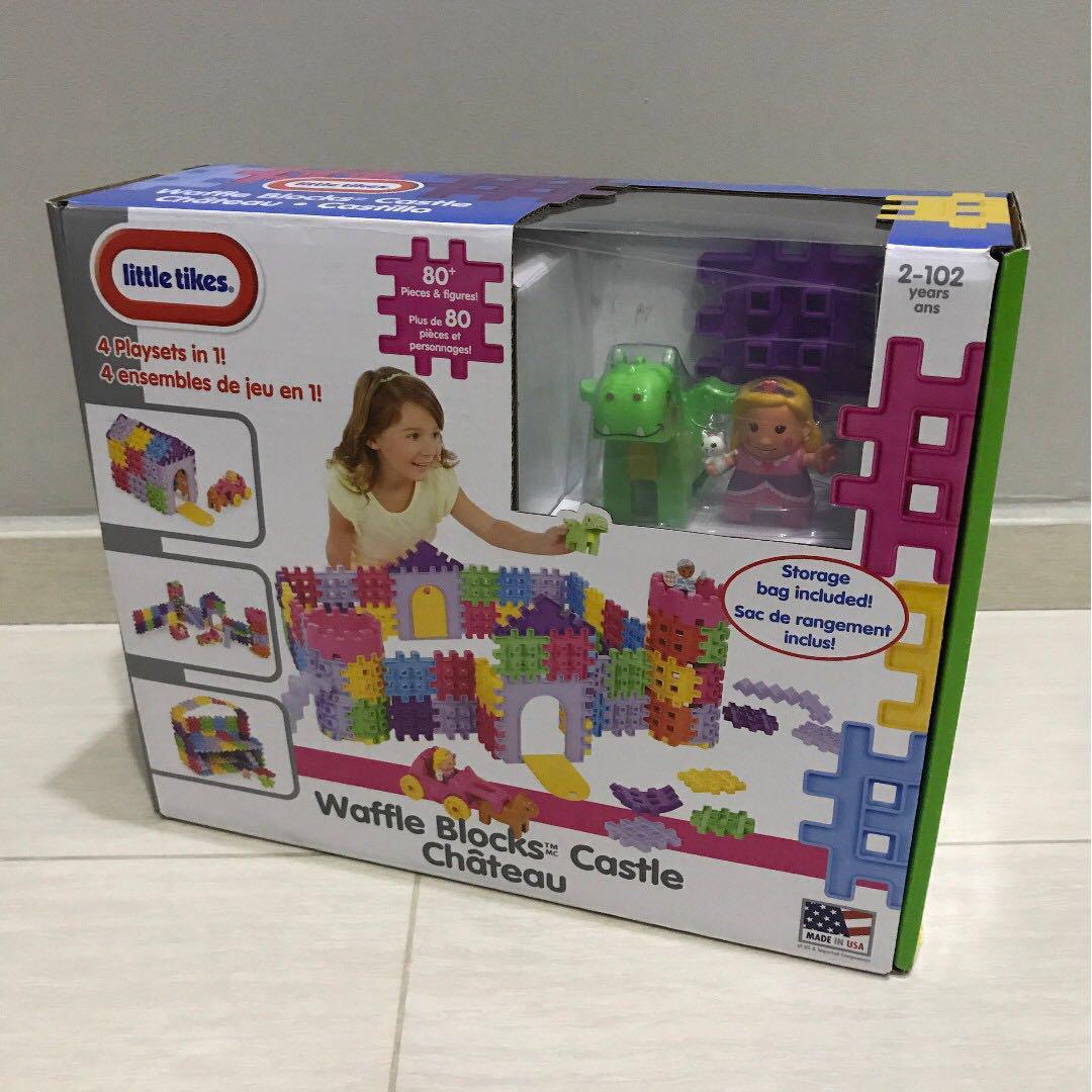 little tikes waffle blocks castle