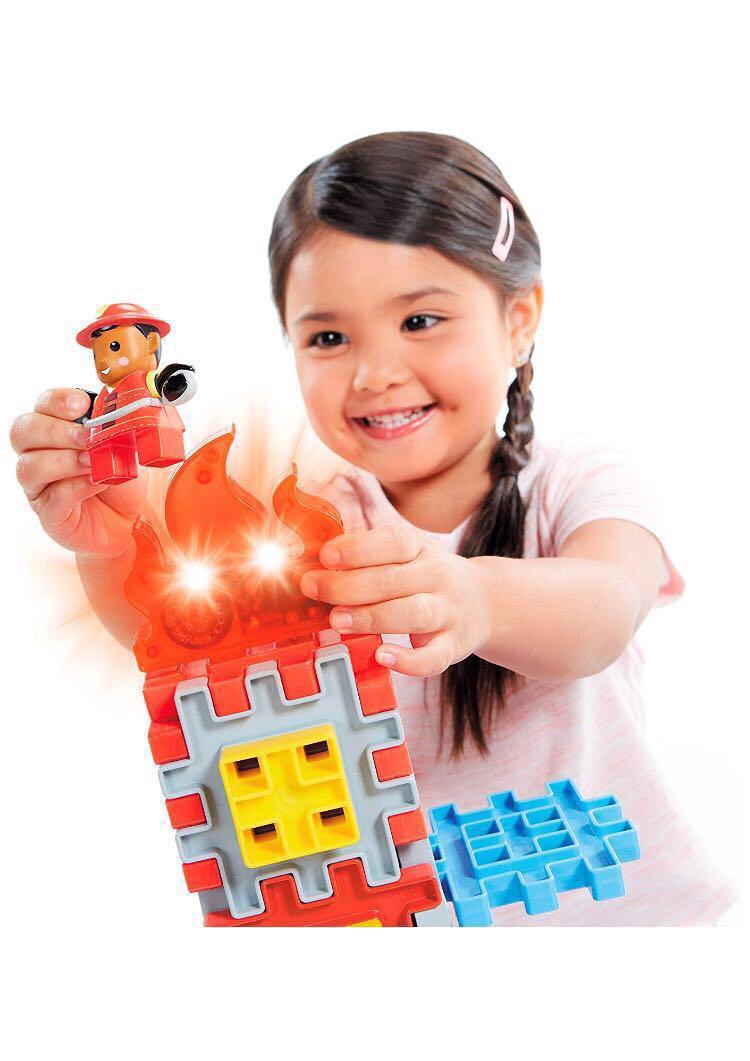 little tikes waffle blocks fire & rescue