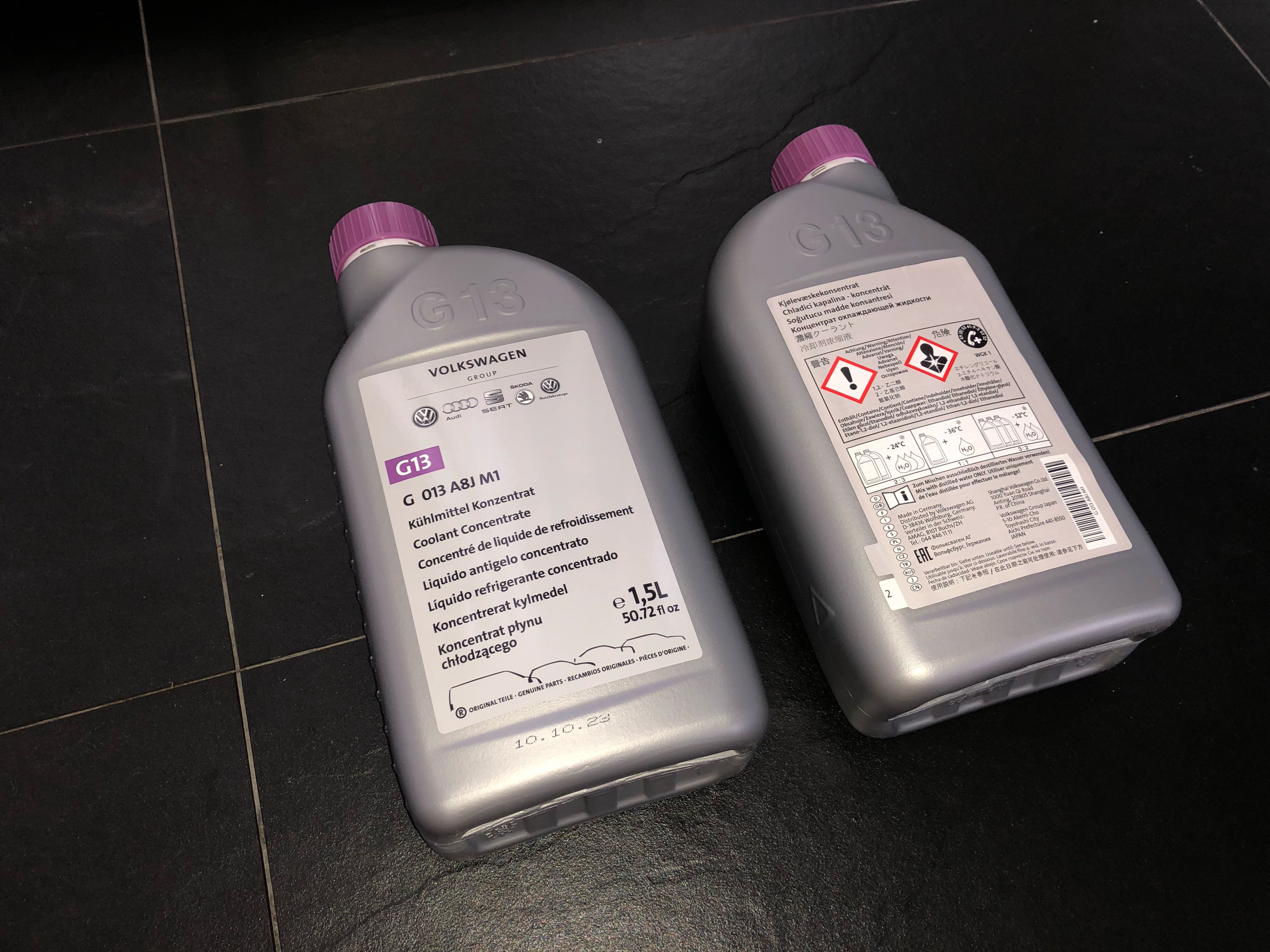 G12 Evo Coolant for VW, SEAT, AUDI, SKODA vehicles, Car Accessories, Car  Workshops & Services on Carousell