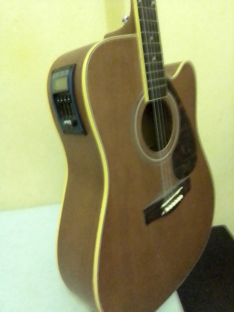 Gitar Akustik Elektrik Merk Cort Msh Mulus Enak Di Mainin Musik Media Alat Di Carousell