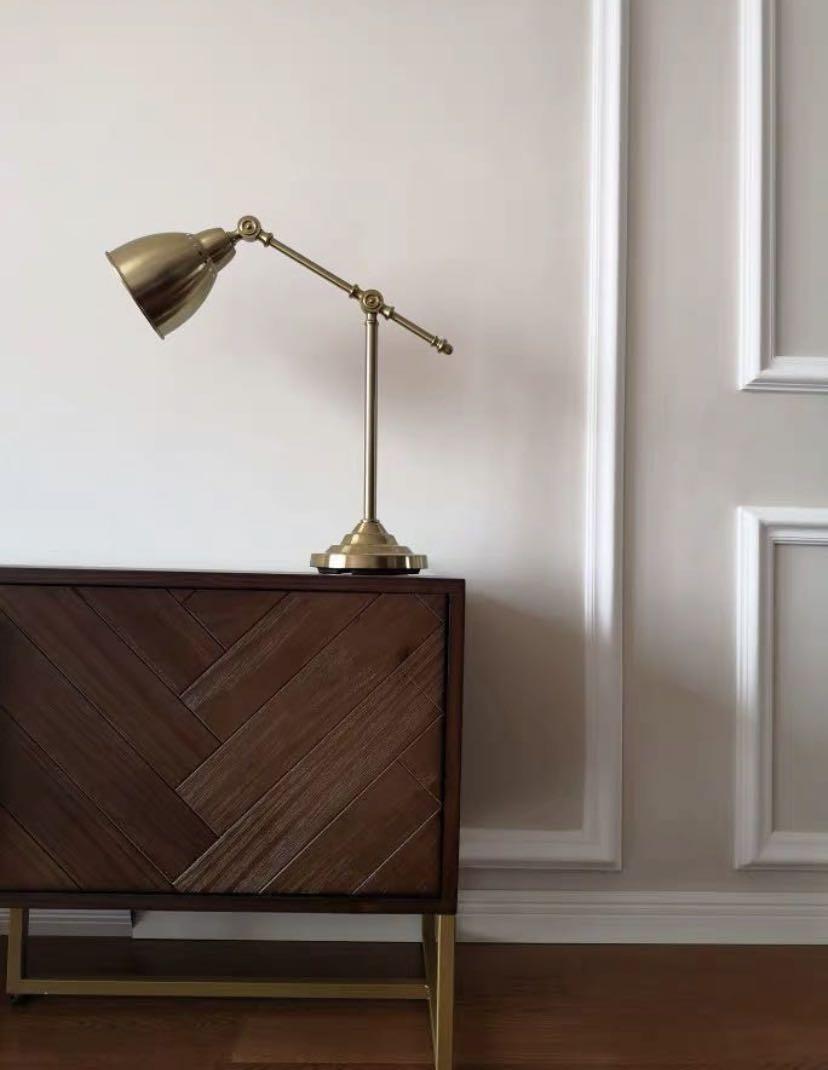 Herringbone TV console, Furniture & Home Living, Furniture, TV Consoles