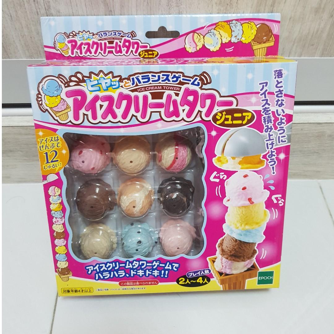 Ice Cream Stacking Game (EPOCH), Hobbies & Toys, Toys & Games on Carousell