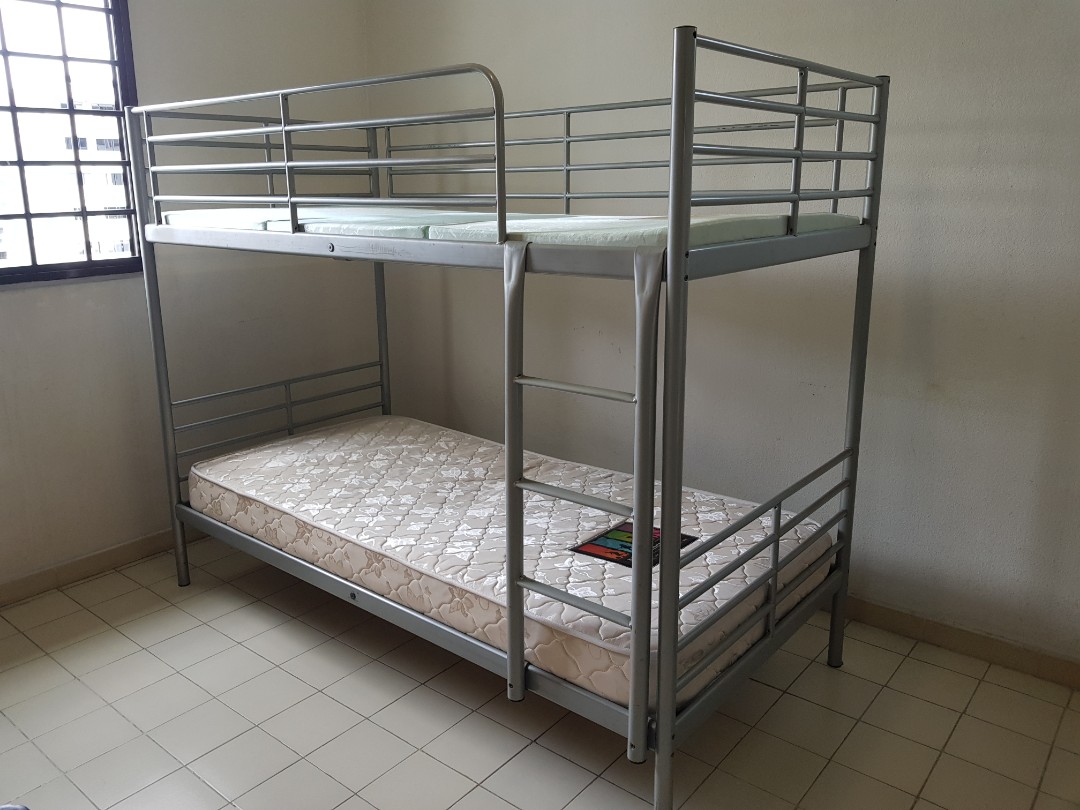 Ikea SVARTA Bunk Bed Frame, Furniture & Home Living, Furniture, Bed