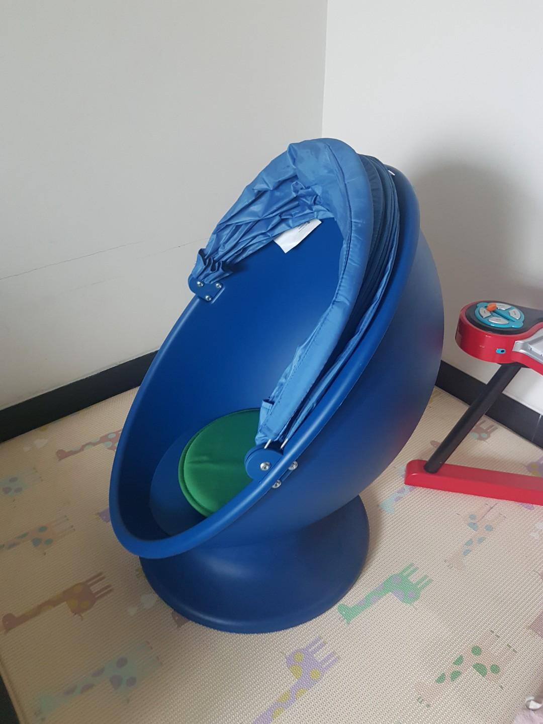 IKEA LOMSK kids swivel chair, Bayi & Anak, Lainnya di Carousell