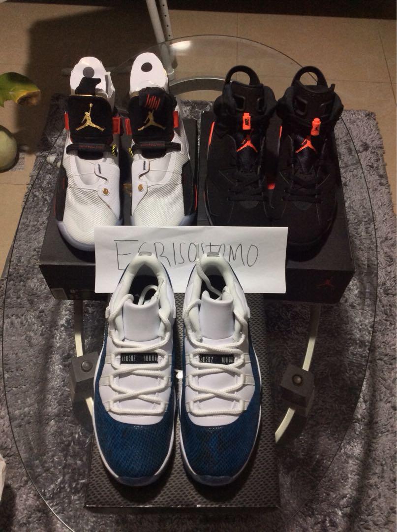 Jordan 6, 11, 33 (j6 j11 j33), Men's Fashion, Footwear, Sneakers on  Carousell