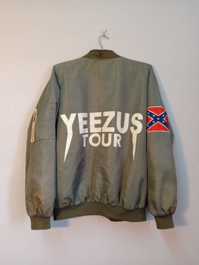 Kanye west YEEZUS TOUR bomber jacket Men s Fashion Tops Sets