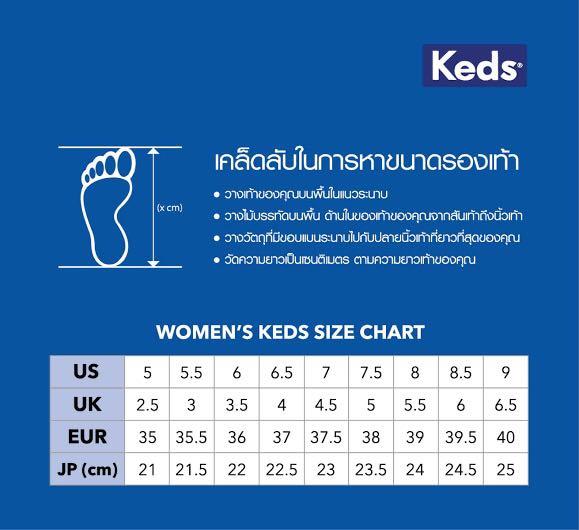 size chart keds shoes