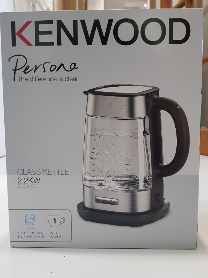 Kenwood Persona Glass Kettle, TV & Home Appliances, Kitchen Appliances