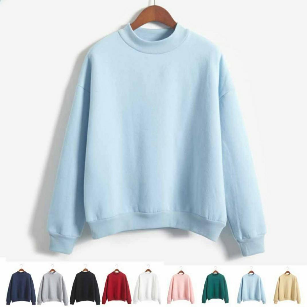 light blue pullover