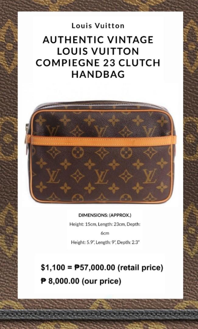 Louis Vuitton Pouch Clutch Bag not gucci prada hermes givenchy chanel  balenciaga lv fendi ysl, Women's Fashion, Bags & Wallets, Clutches on  Carousell
