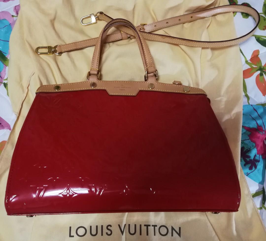 LV Brea patent red (Category: Luxury Bags & Wallets) located in Manila. Submitted by goddesscaress09 (Listing ID 235342605, Image 1). Description: Excellent condition, used several times only. 💯authentic..