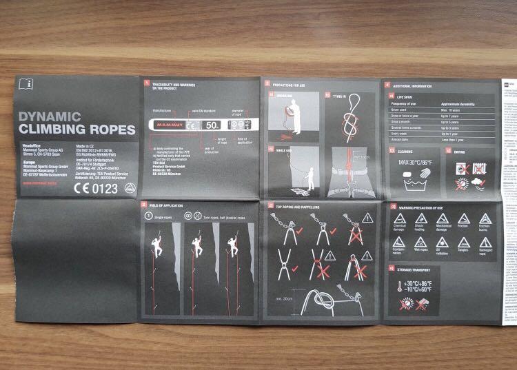 Mammut Zopa 9.7mm 80m Rope for Rock Climbing, Sports Equipment, Sports ...