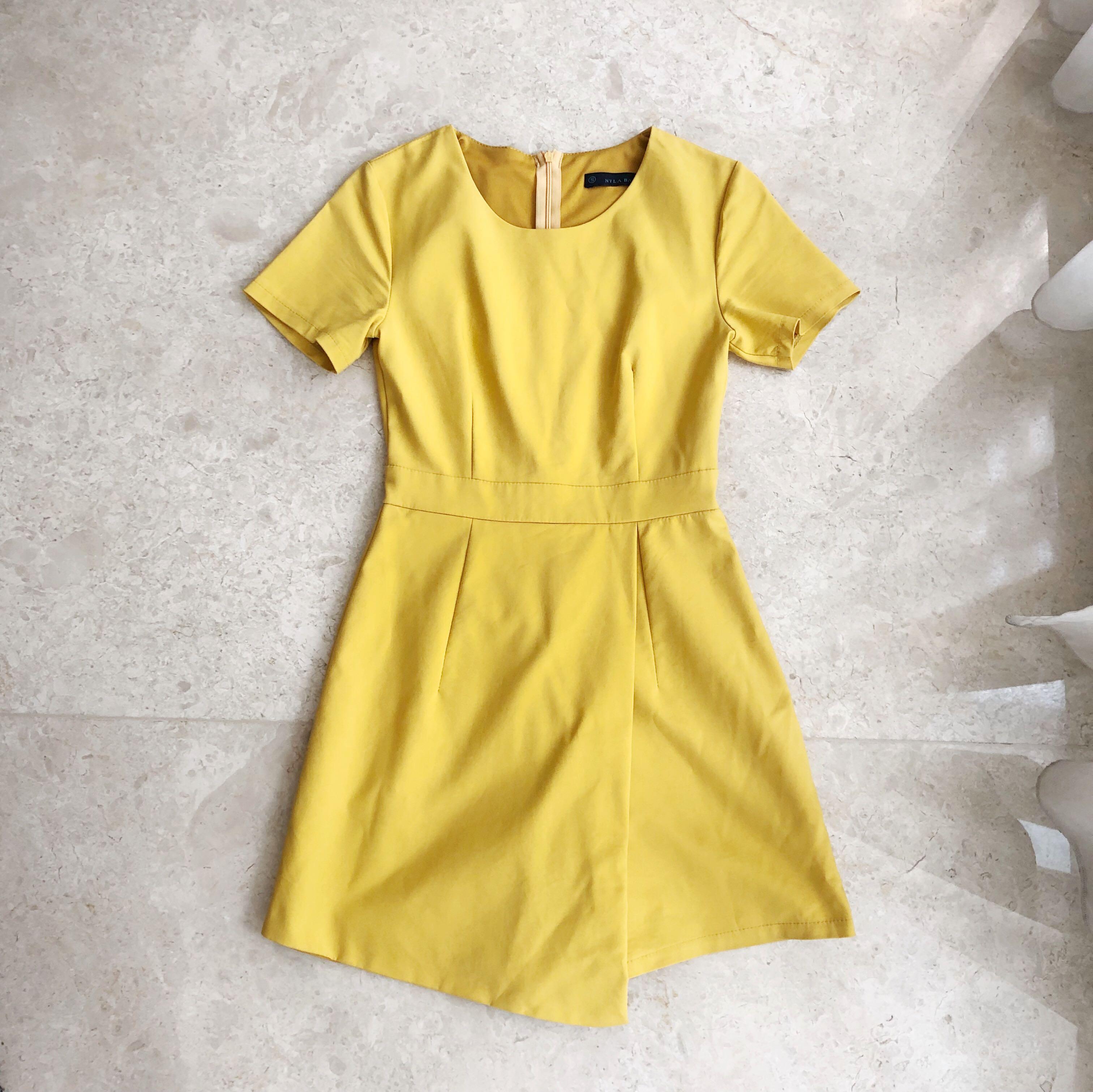 short jumpsuit with skirt