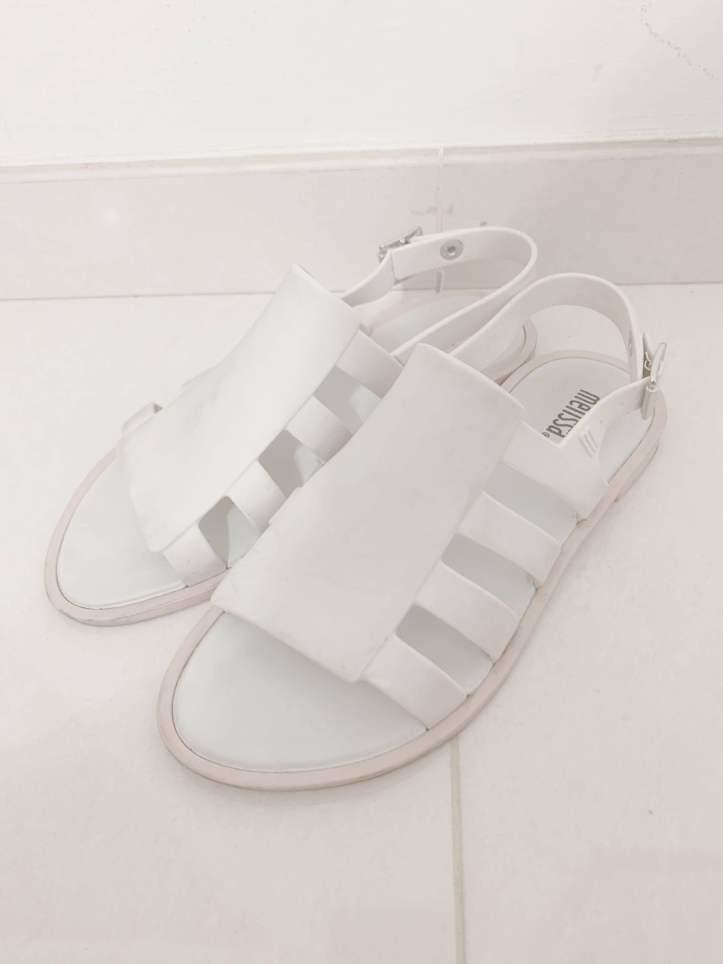 White best sale bohemian sandals