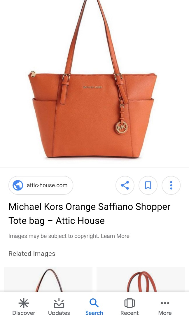 michael kors saffiano shopper