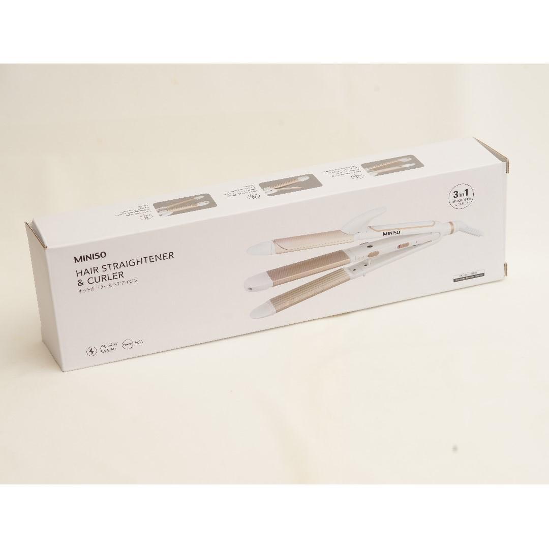 miniso 3 in 1 hair straightener review