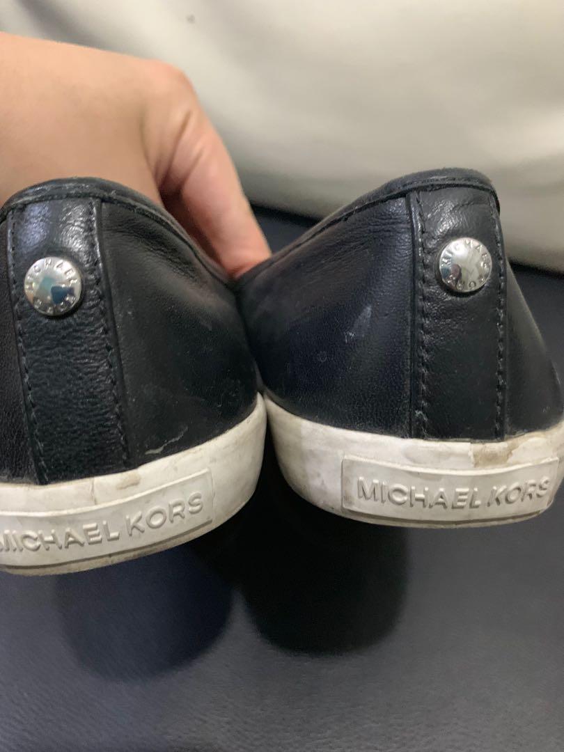 michael kors leather upper rubber outsole