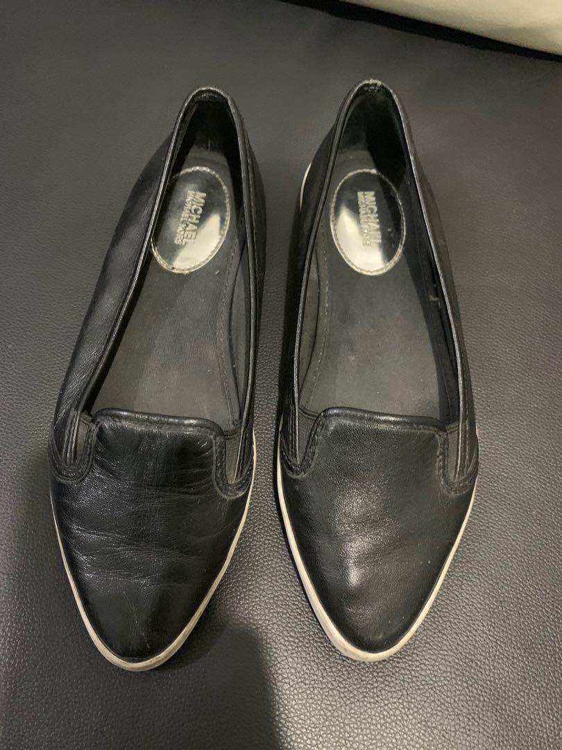 michael kors shoes leather upper rubber outsole