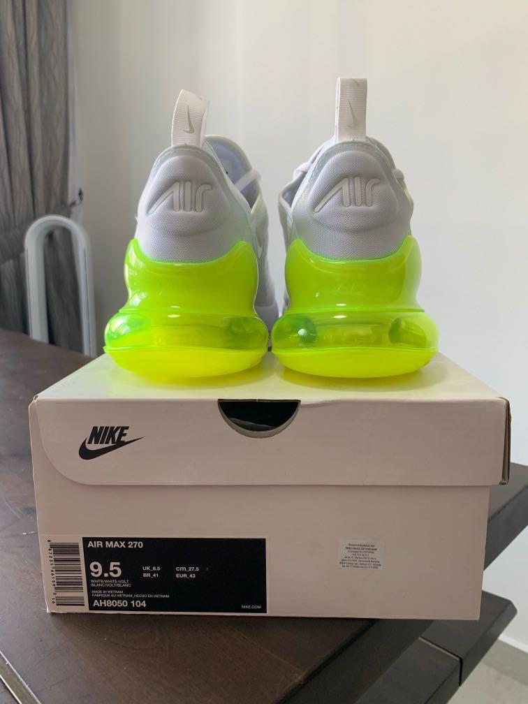 air max 270 volt white