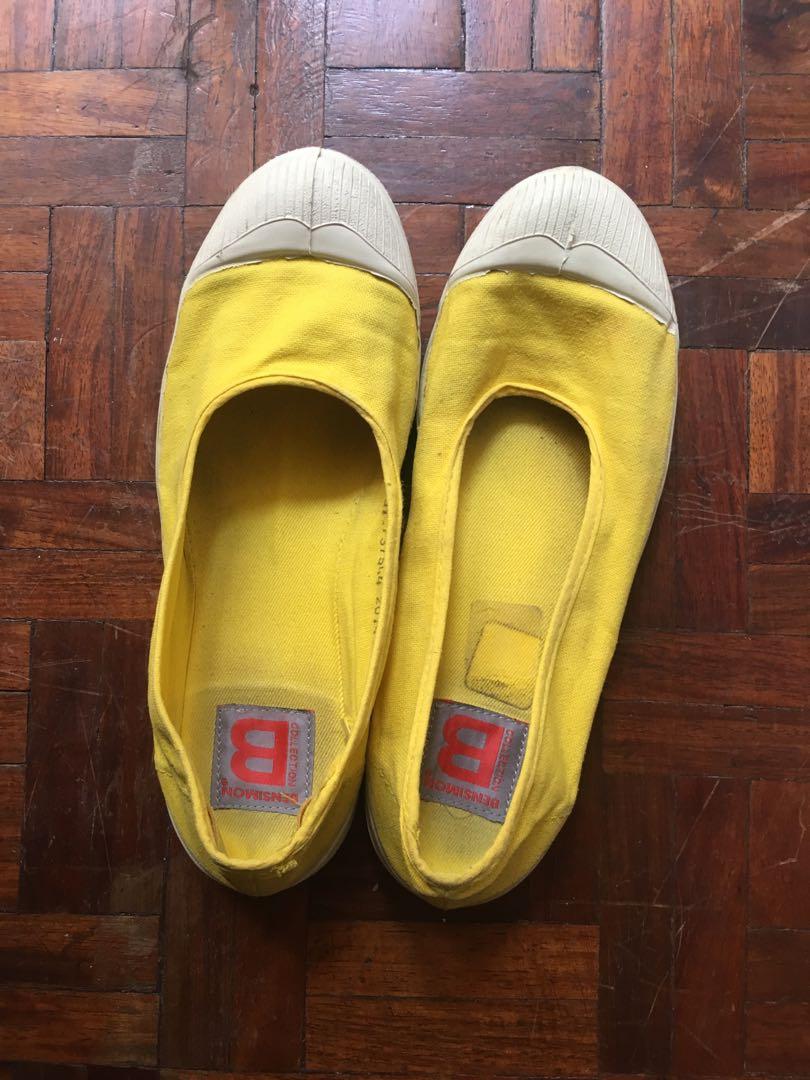 Original Bensimon yellow sneakers (Category: Sneakers) located in Makati City. Submitted by ava214 (Listing ID 235336968, Image 1). Description: Super comfy sneakers for city walking .