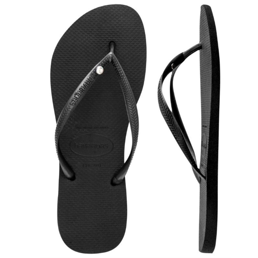 havaianas sandals black