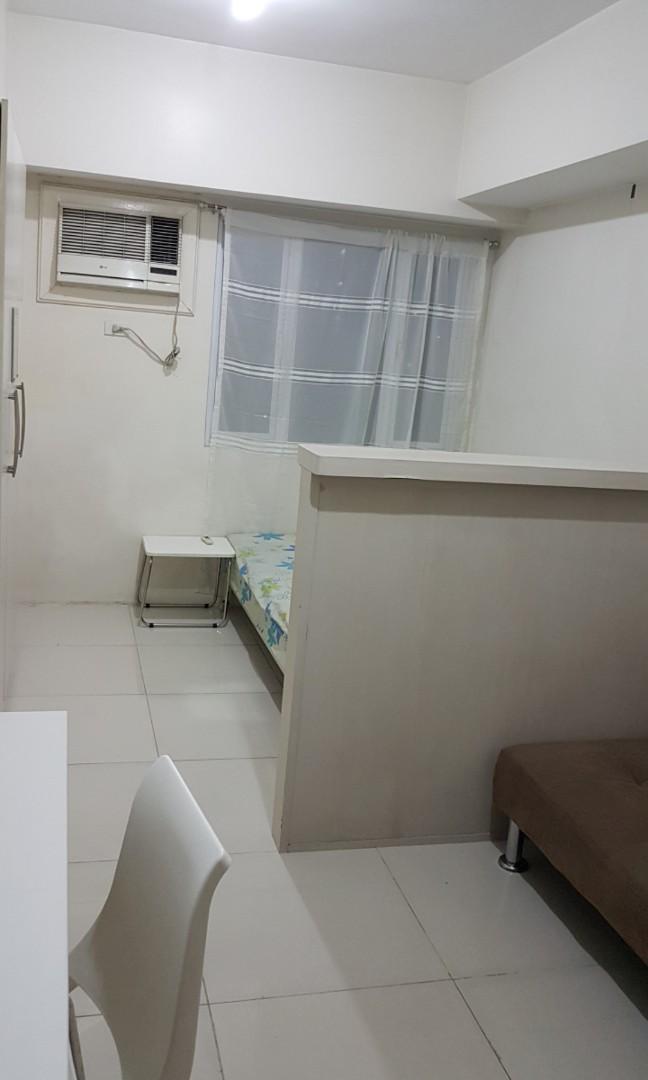 PRINCETON Residences WELL-LIT STUDIO 1-yr Contract (Category: Apartments & Condos) located in Quezon City. Submitted by theplushhaven (Listing ID 235321061, Image 1). Description: FURNISHED - CORNER STUDIO UNIT AVAILABLE This is a very well-lit Studio Unit as this unit has 2 big windows to light the whole studio during day time. 1 window by the bedside and another by the dining table "good fengshui starts with a well-lit home." 1-yr Contract at 1