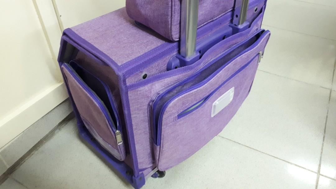 box type trolley school bag