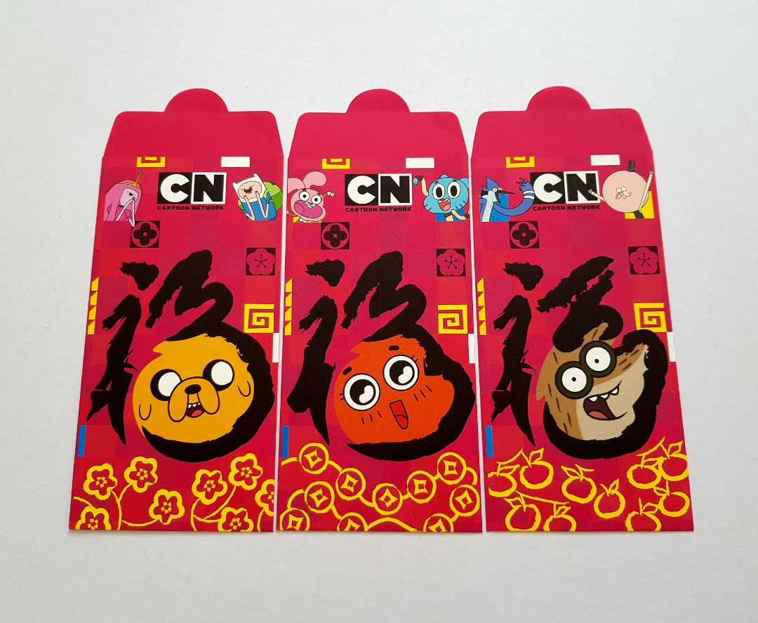 Red Packet Ang Pow Ang Pao Astro Cartoon Network Design Craft Others On Carousell