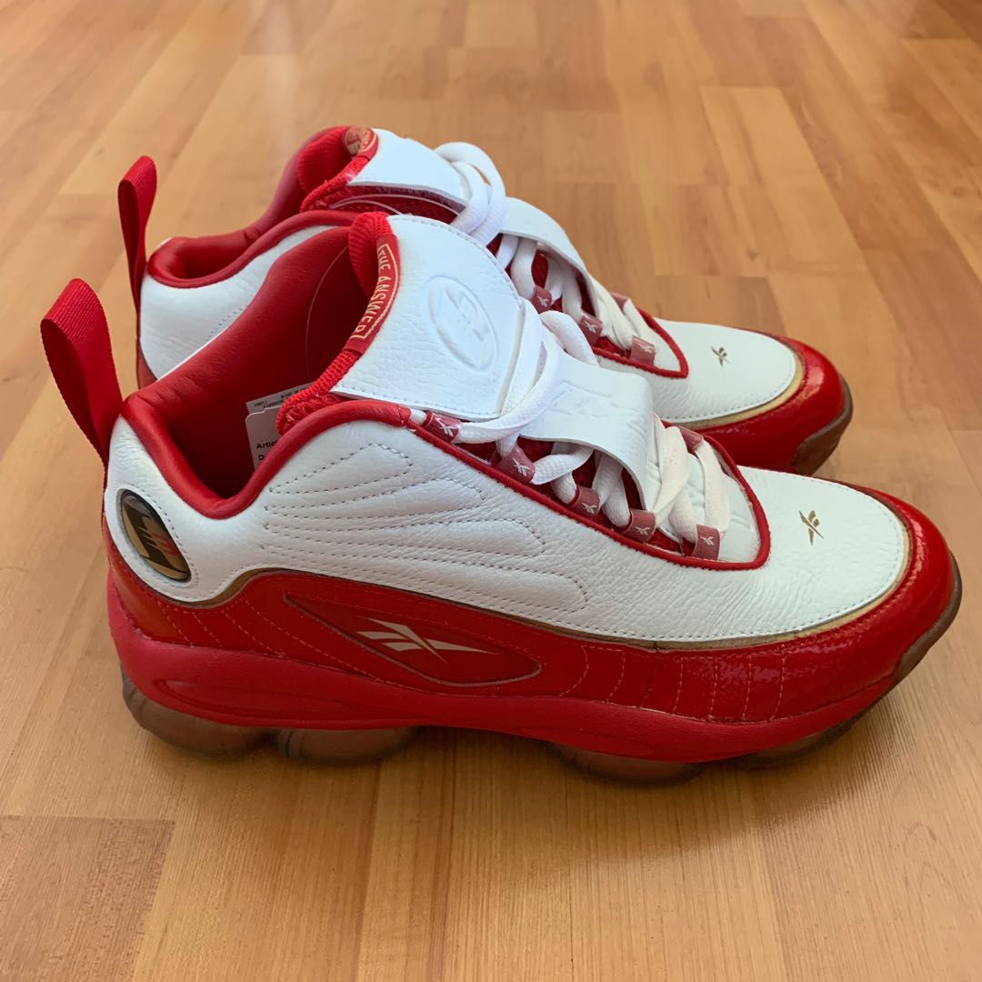 Reebok Classic Iverson Legacy Basketball Red White sneakers mens US9 UK8 EUR42 NEW Men s Fashion Footwear Sneakers on Carousell