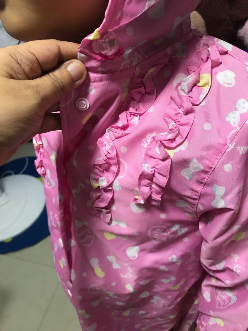 Sanrio Hello Kitty RainCoat Jacket Candy Babies Kids Babies Kids Fashion on Carousell