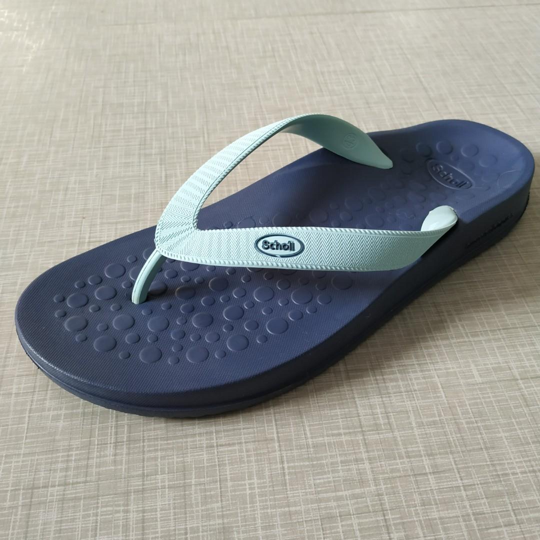Scholl Biomechanical Spectrum Sandal Slipper (Blue) size 43, Men's ...