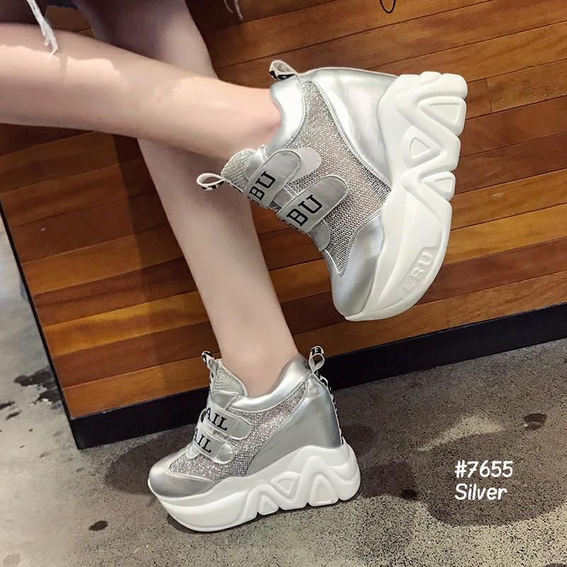 Sepatu Wedges Korea 7655 Fesyen Wanita Sepatu Di Carousell