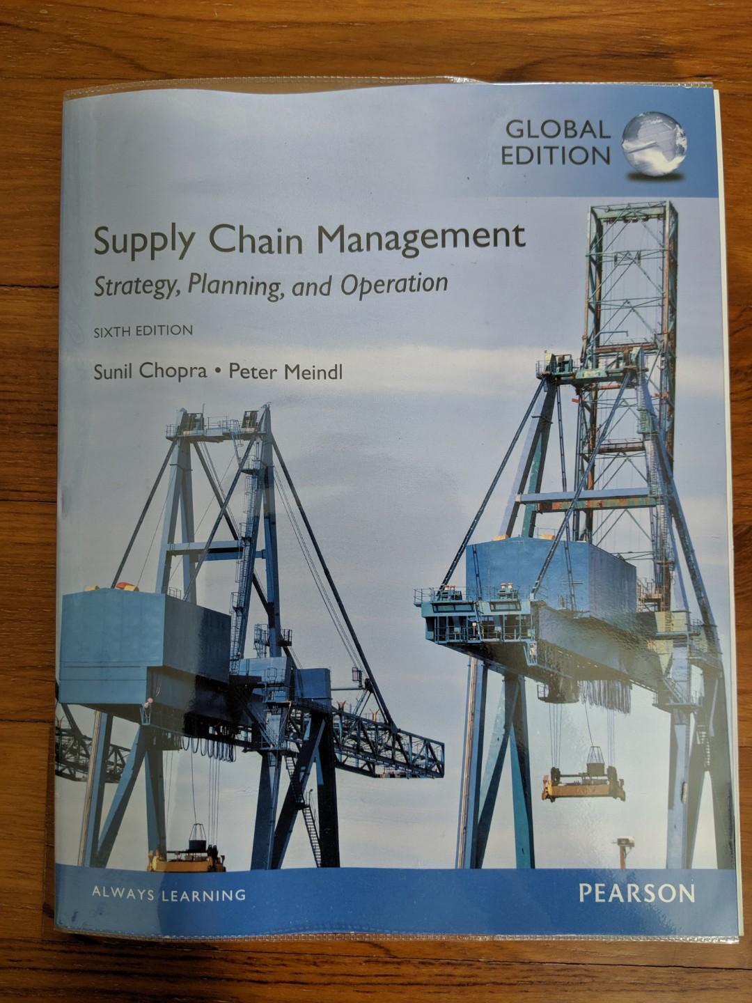 Supply Chain Management, Strategy, Planning and Operation (6th edition