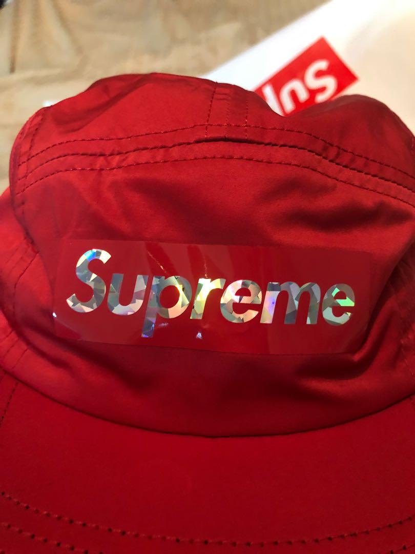 Holographic logo camp cap on sale