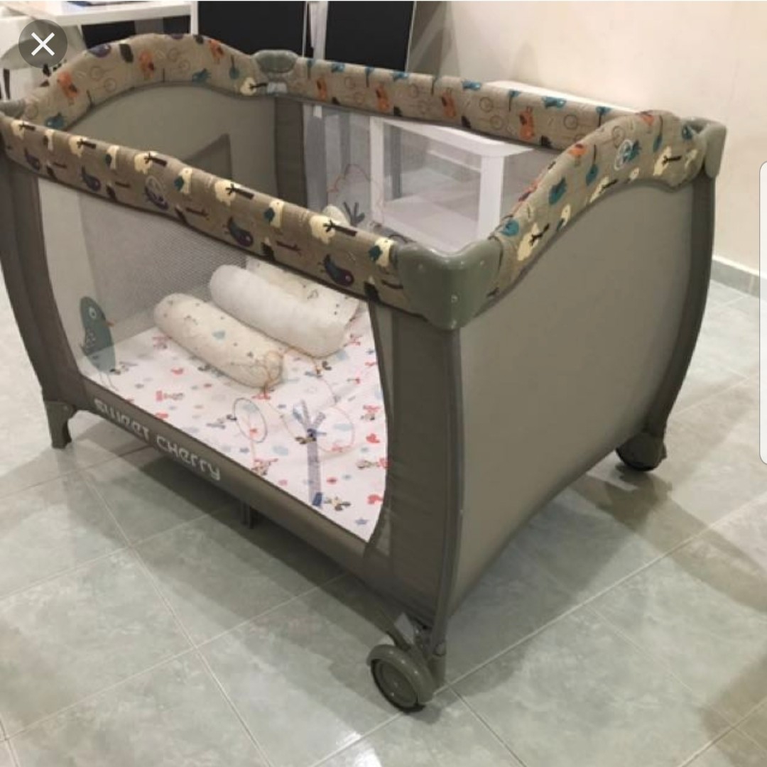 Sweet cherry baby cot discount