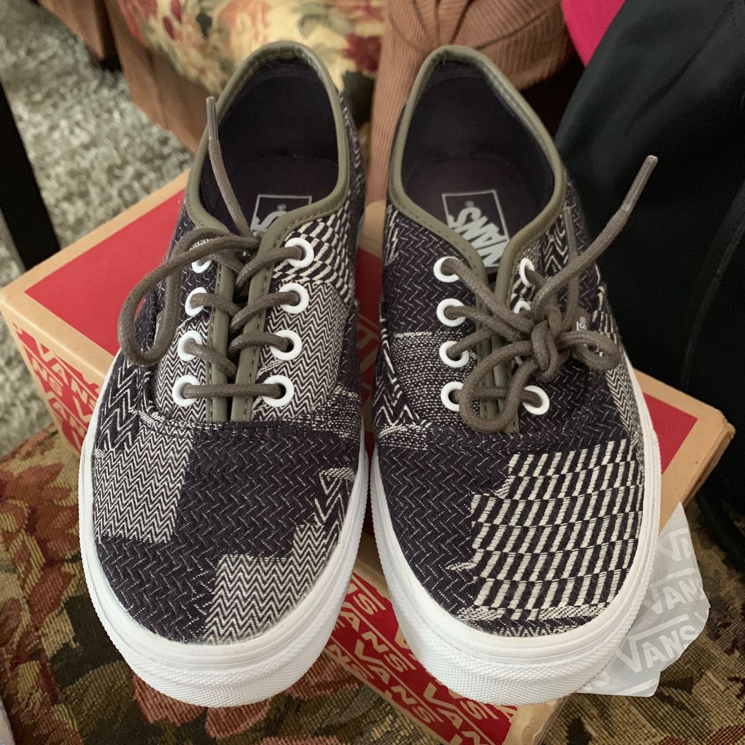 Vans authentic denim sale