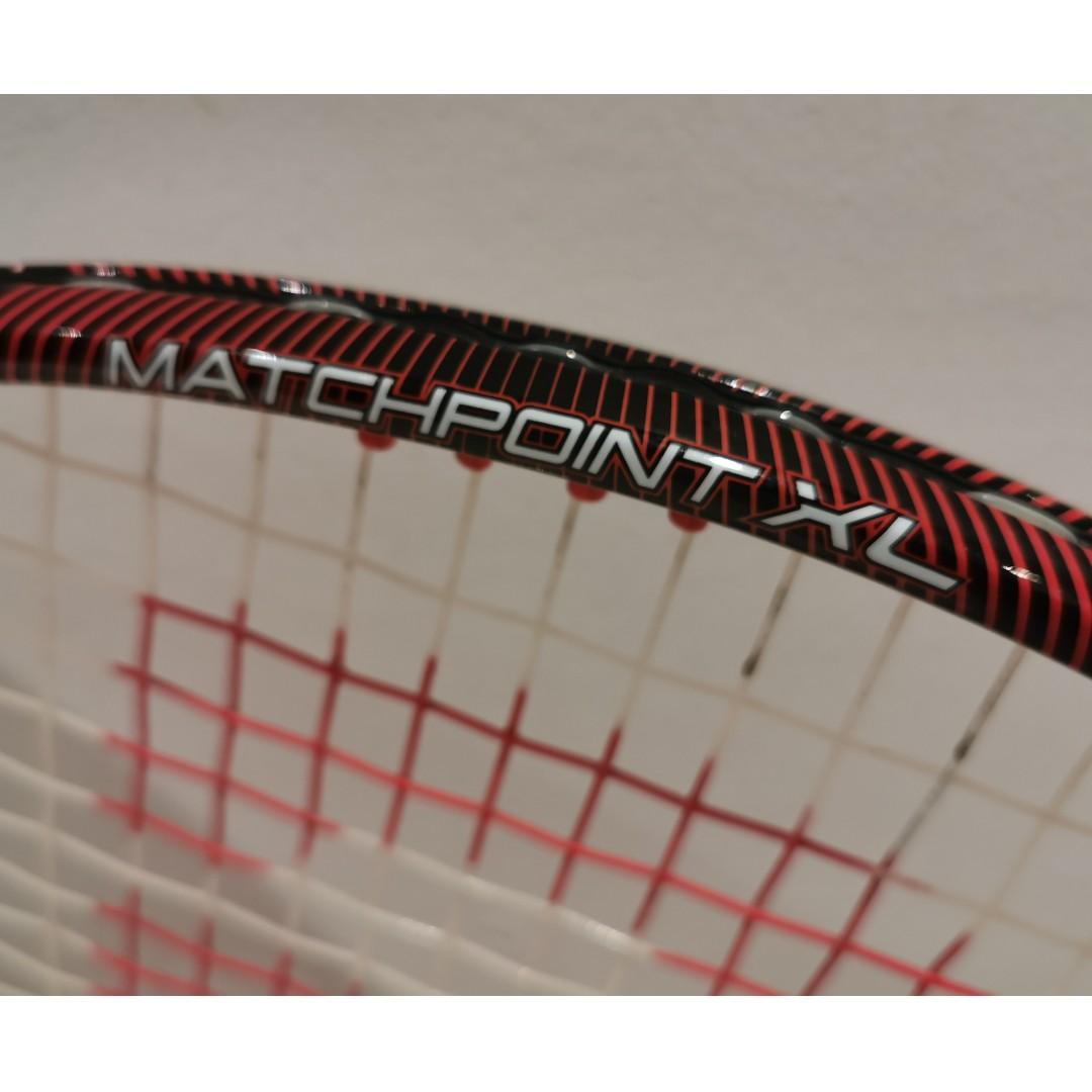 Wilson V Matrix Matchpoint XL Tennis Racket, Sports Equipment, Sports