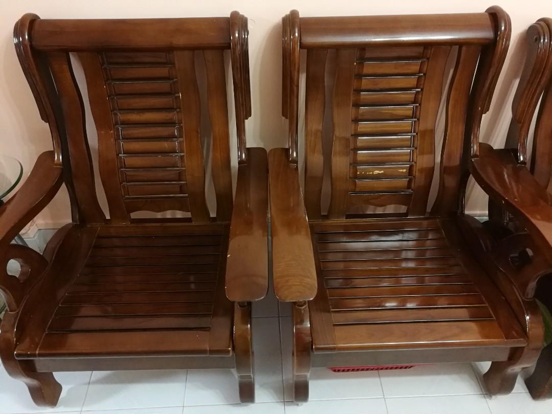 Wooden Chairs For Your Living Room, Furniture & Home Living, Furniture