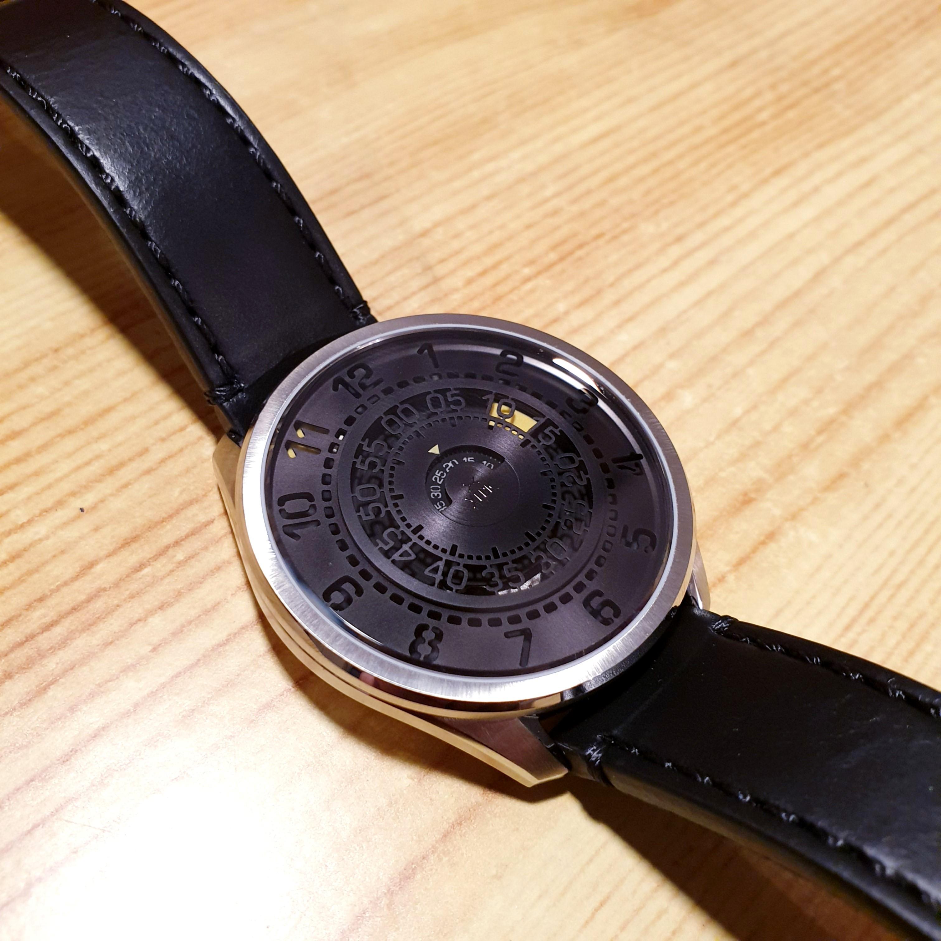 Xeric Cypher Automatic Tritium Black Yellow Watch WTS WTT