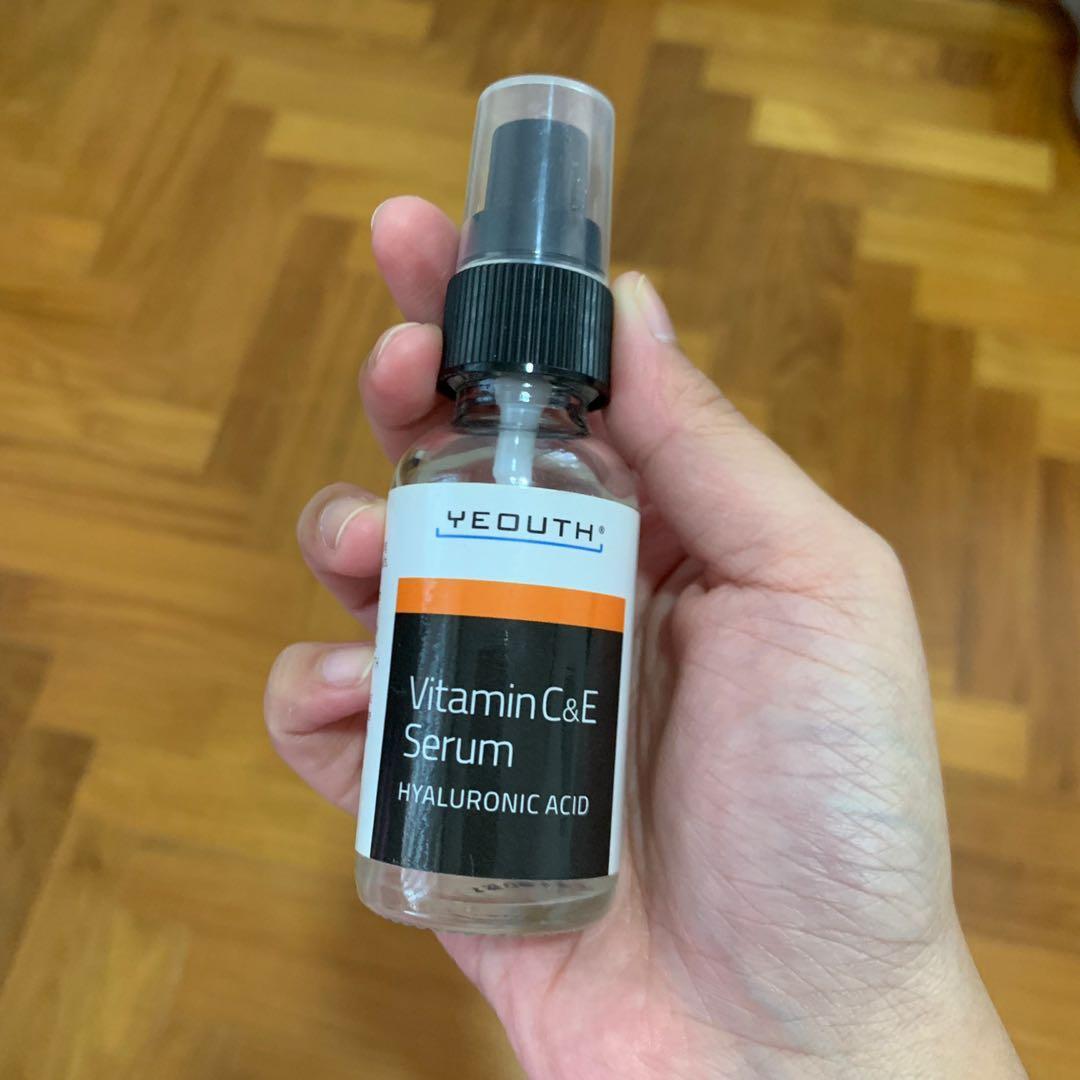 Yeouth Vitamin C E Serum With Hyaluronic Acid Health Beauty