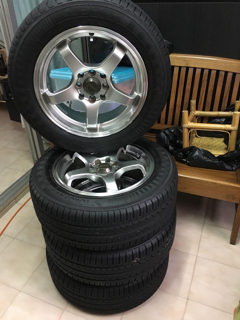 Yokohama Tyre 195 60 15 Set Of 4 Car Accessories Tyres Rims On Carousell