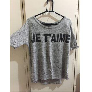 KNITTED JE T'AIME BLOUSE