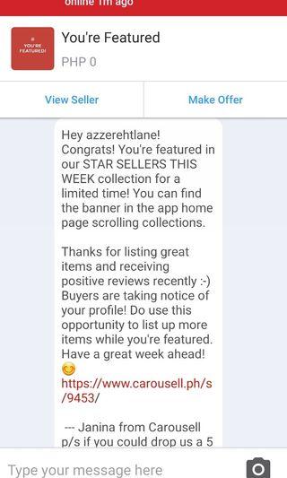 Thank you caroussel!