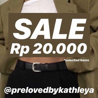 SALE RP 20.000 *selected items