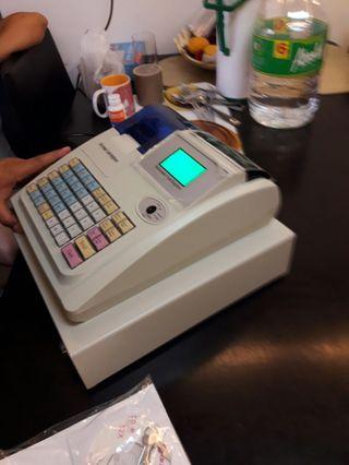 White Cash register