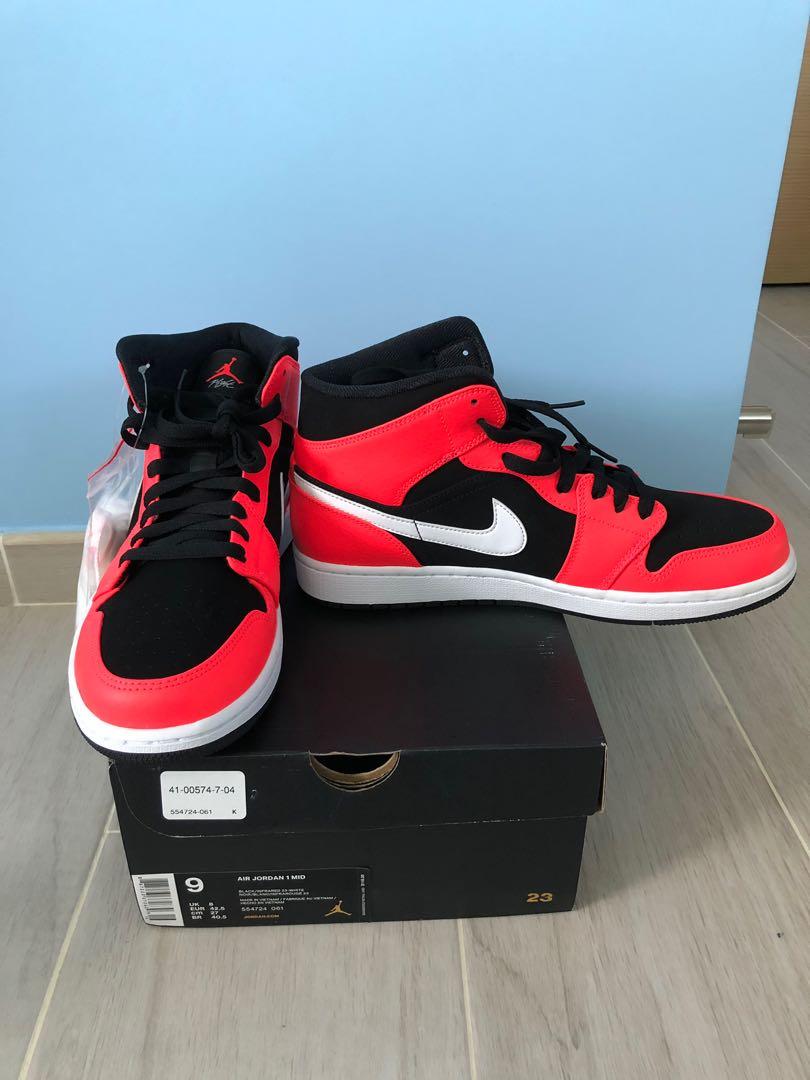 jordan 27 mid red