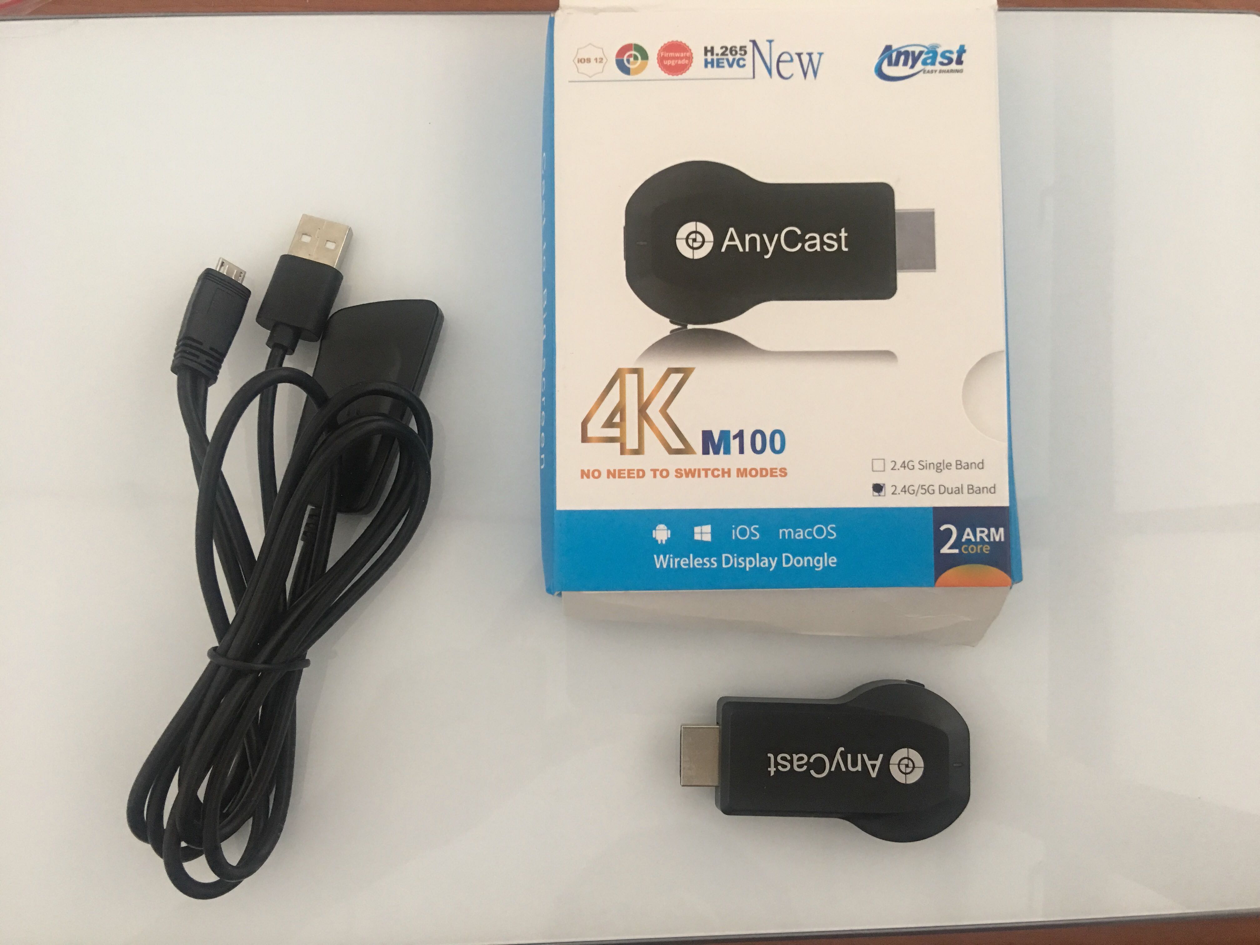 anycast M100 4K wireless 2.4/5G, TV & Home Appliances, TV ...