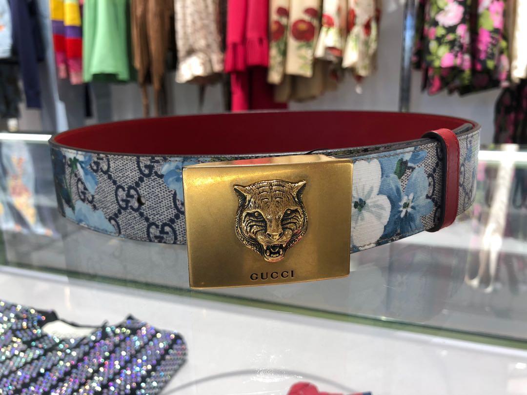 gucci belt tiger buckle